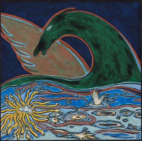 Irène Philips - AMNESIE - Tempera & Indian ink on paper 12