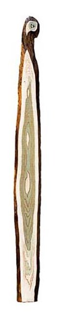 Irène Philips - THE TREE OF THE GODDESS INANNA - Polychrome wood, 340 cm, 2001