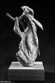 Irène Philips - DANCE MY LIFE, GYPSY, (After a poem by Alexander Blok), 1998, ceramic and also in bronze, 33 cm.