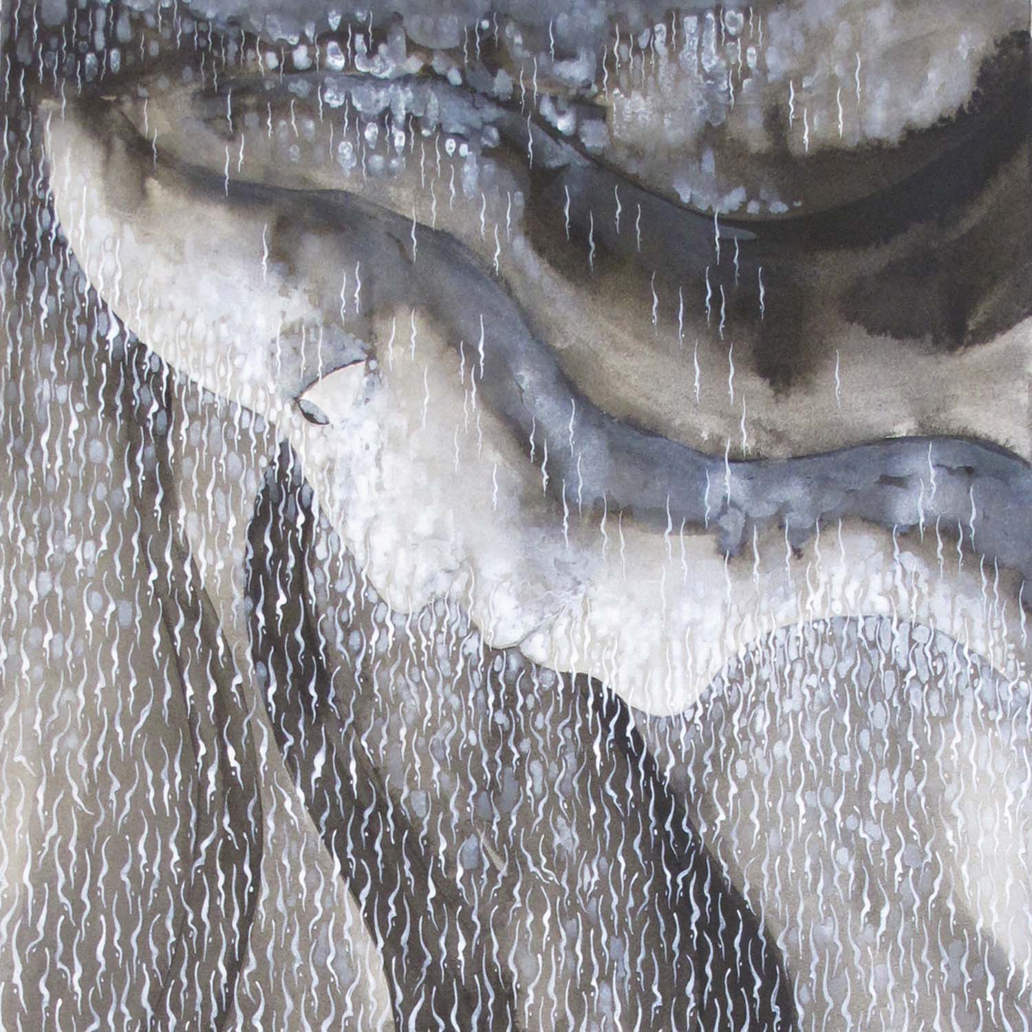 Irène Philips - detail triptych TRIAD FOR OUR EARTH - right panel