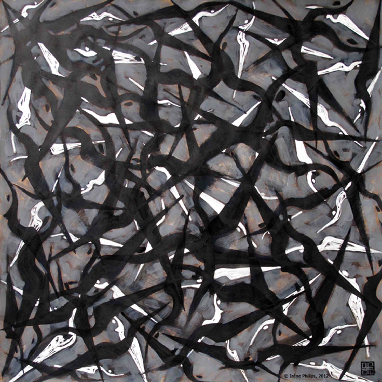 Irène Philips, Gouache WHERE TO DIE? 2012